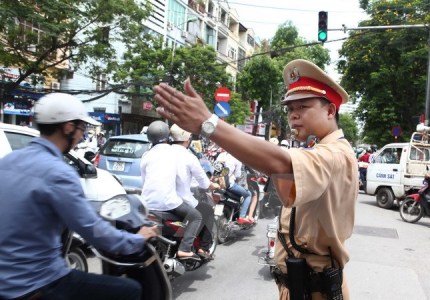 Hà Nội phân luồng giao thông phục vụ bầu cử ảnh 1